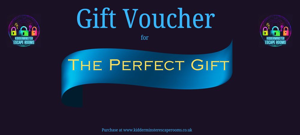 Kidderminster Escape Rooms Gift Vouchers'