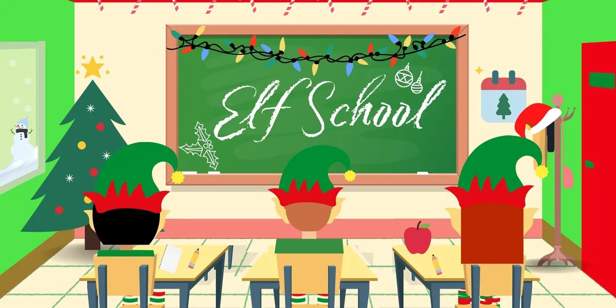 Elf School Poster